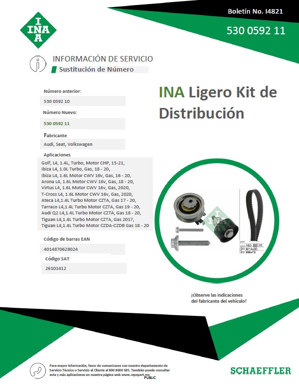 MACOSA - Sustitución de Kit de distribución.